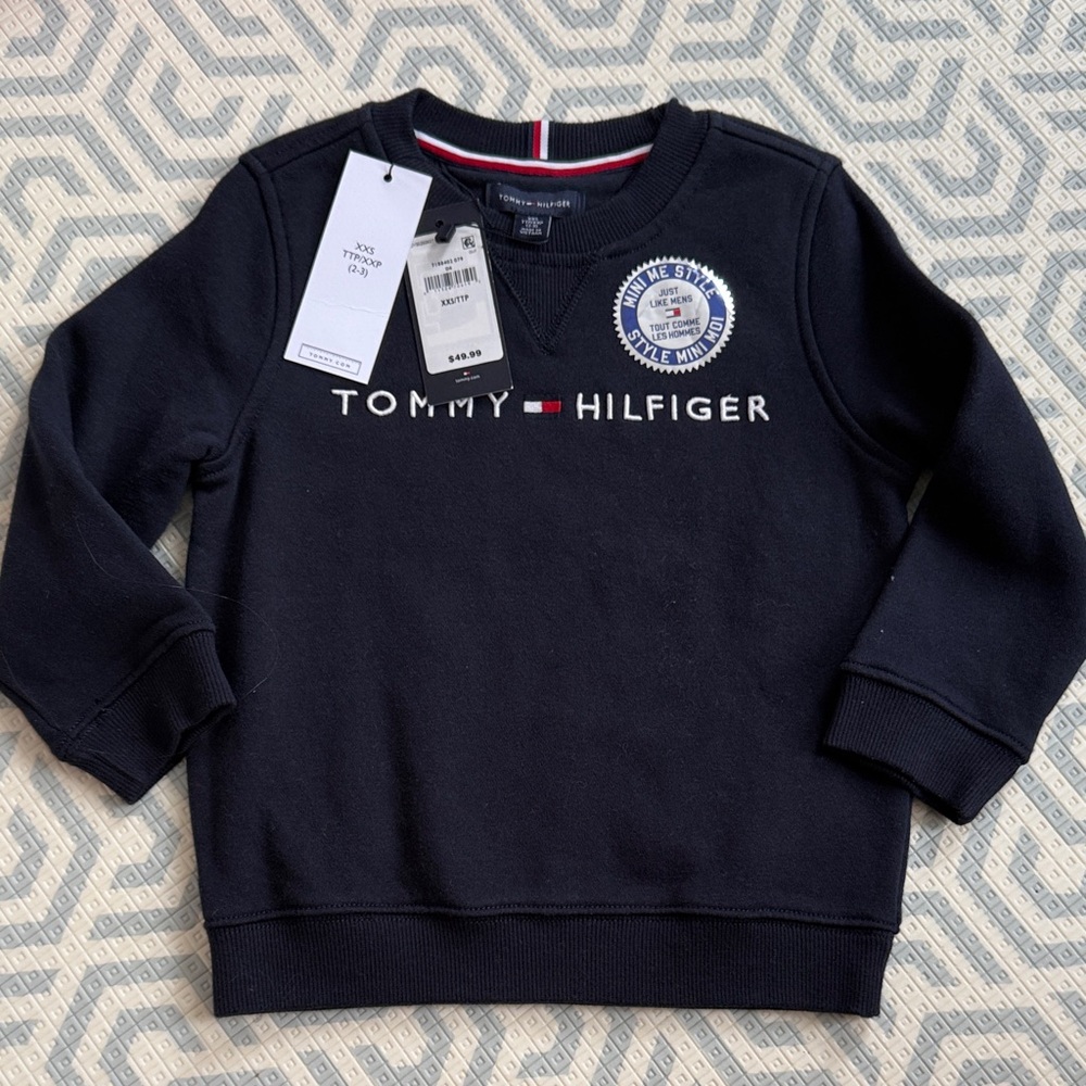 Tommy Hilfiger Kids Black Logo Sweatshirt